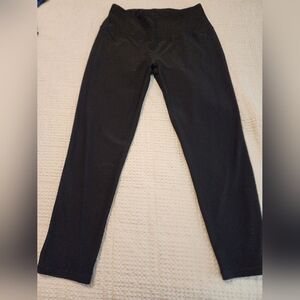 RBX Women's Black Stretch Leggings Ankle Length Size 1X Gym Workout Athleisure